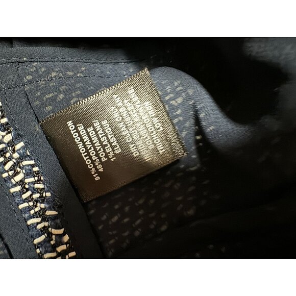 Lafayette 148 New York Aisha Piped Detail Collarless Tweed Zipper Jacket Sz M h2 - Picture 8 of 8